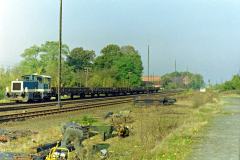 Umbau im Bahnhof Xanten 1991