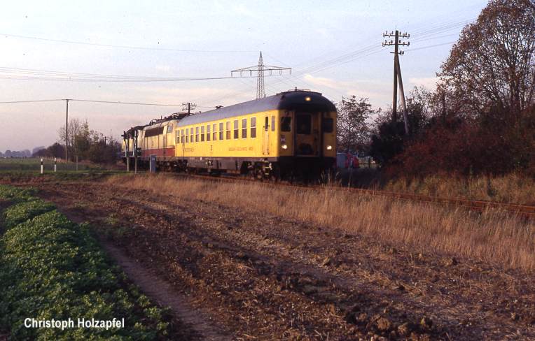 Messzug mit 103 001 bei Wardt