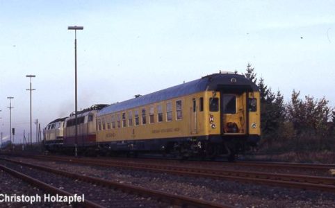 Messzug mit 103 001 in Xanten