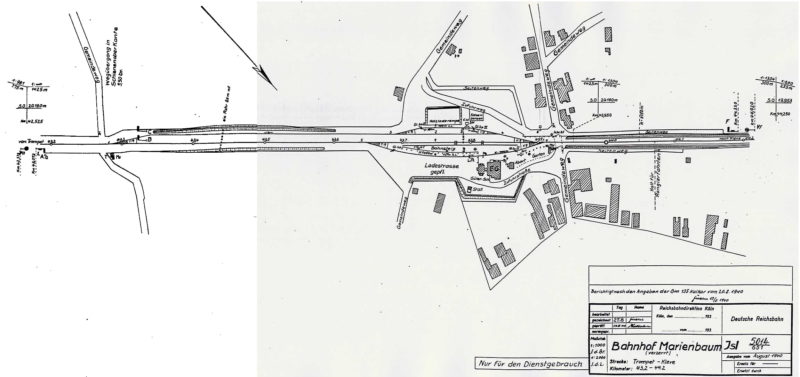 Gleisplan Marienbaum