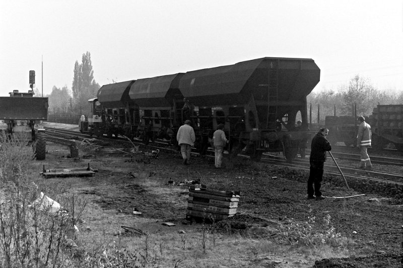 Umbau Bahnhof Xanten 1991